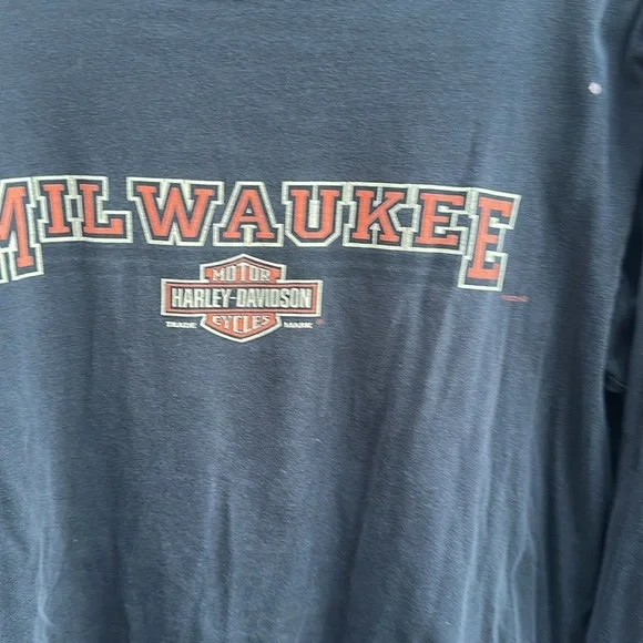 Harley-Davidson Men's Milwaukee Long Sleeve Tee Size medium - Picture 2 of 7
